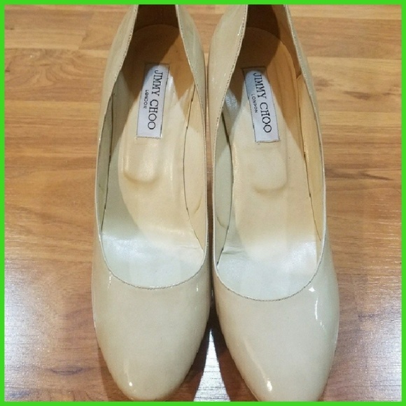Jimmy Choo Shoes - ❗24hr Sale❗Jimmy Choo - Nude Platform Heels